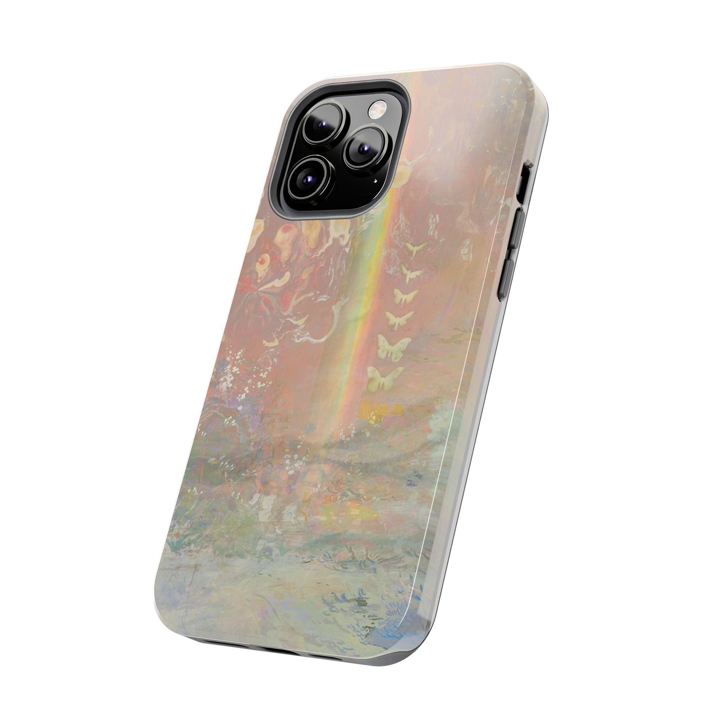 Rainbow Light Painting iPhone Case