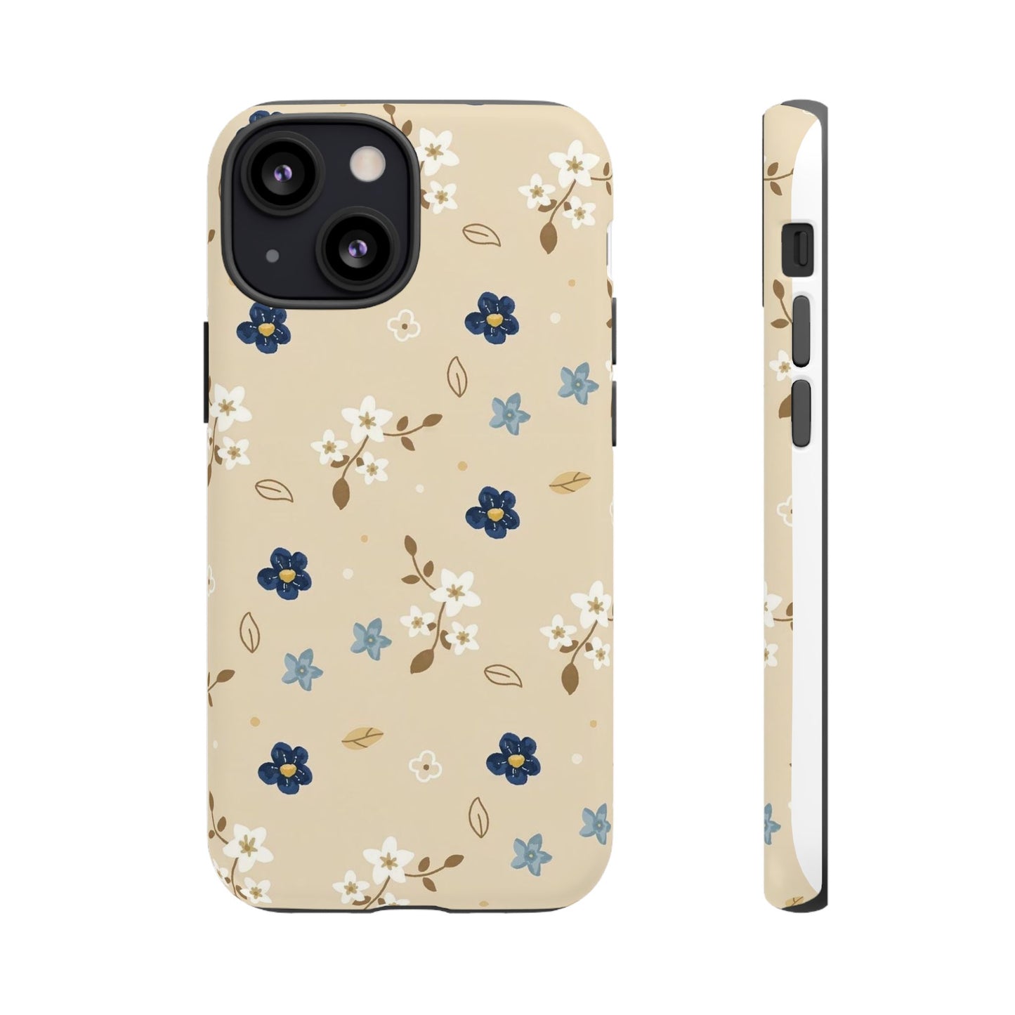 Navy Daisy Phone Case