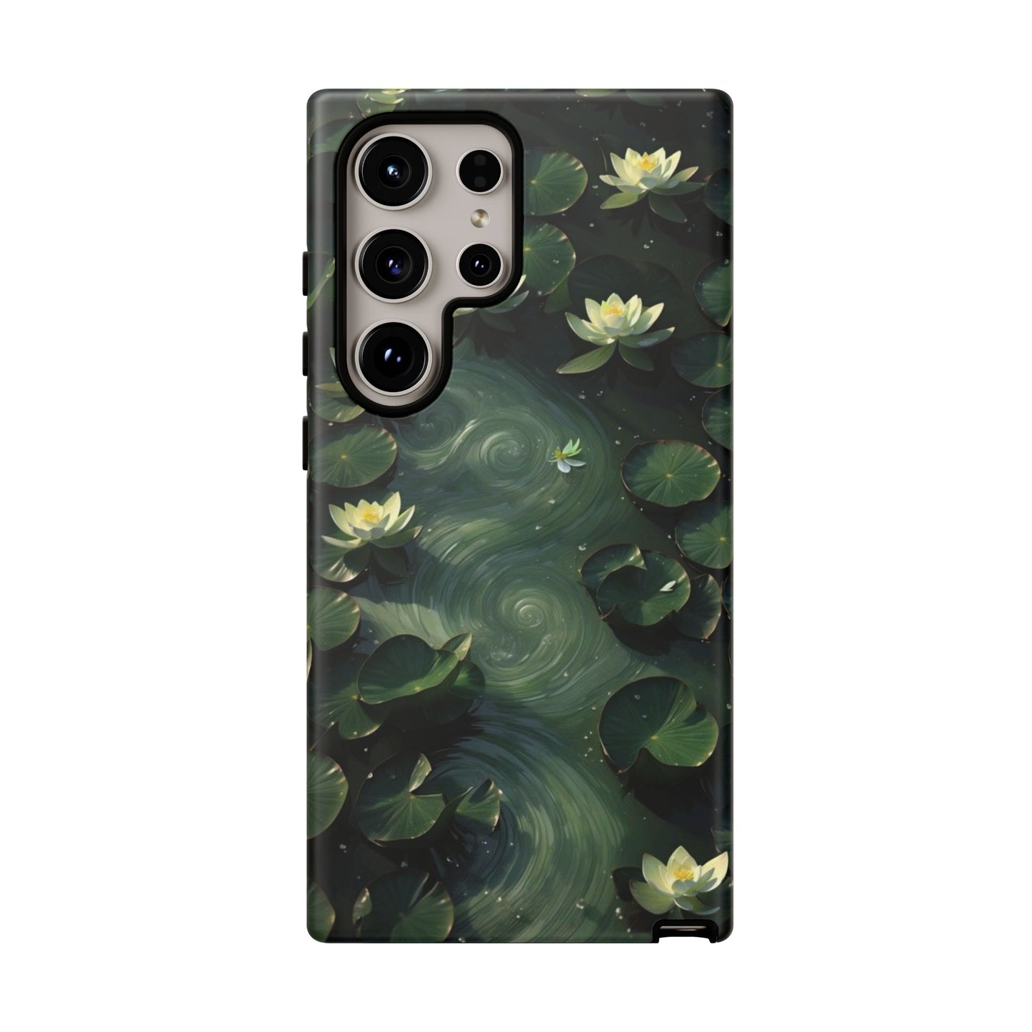 Lilypad Swirls iPhone Case