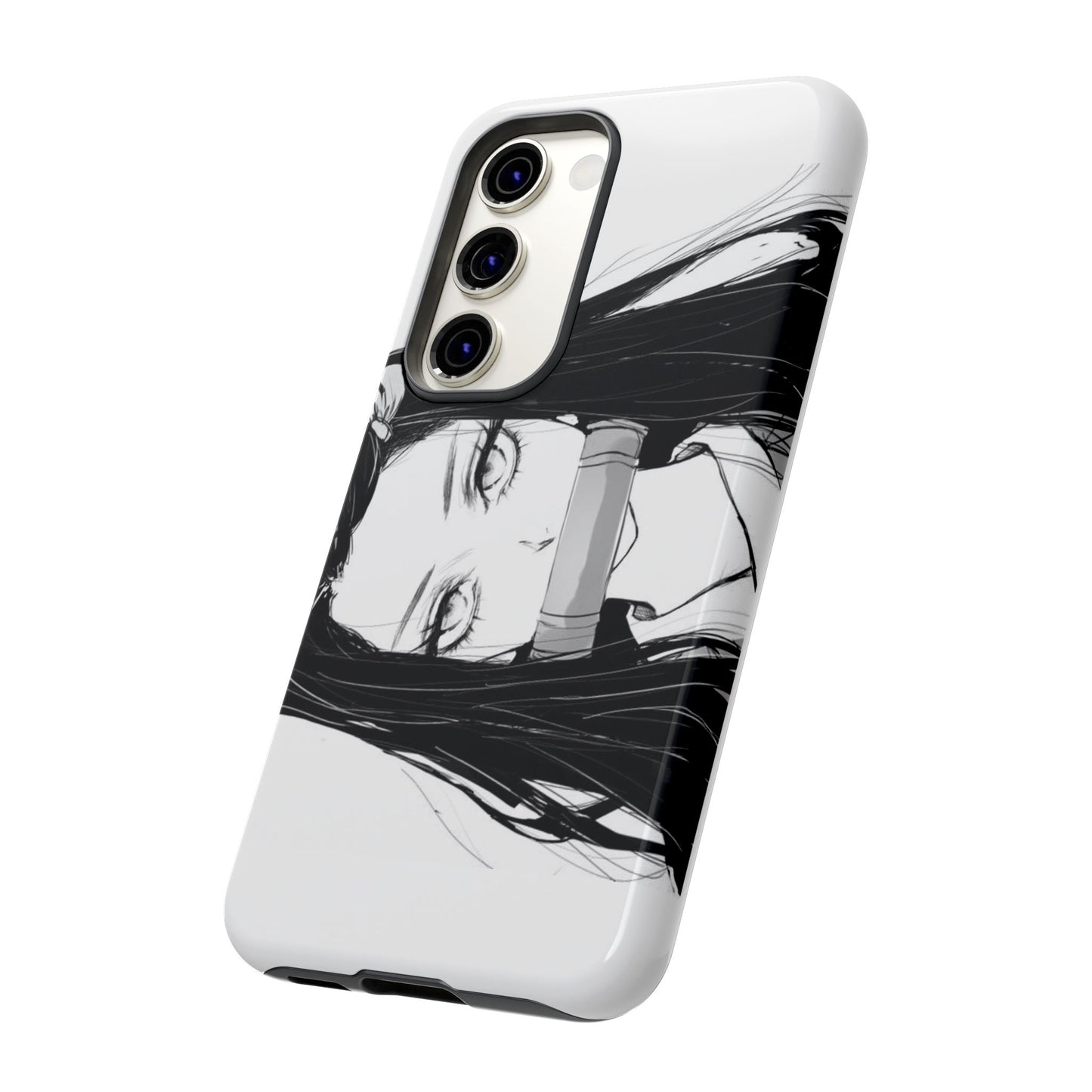 White Nezuko Kamado Clipart Phone Case