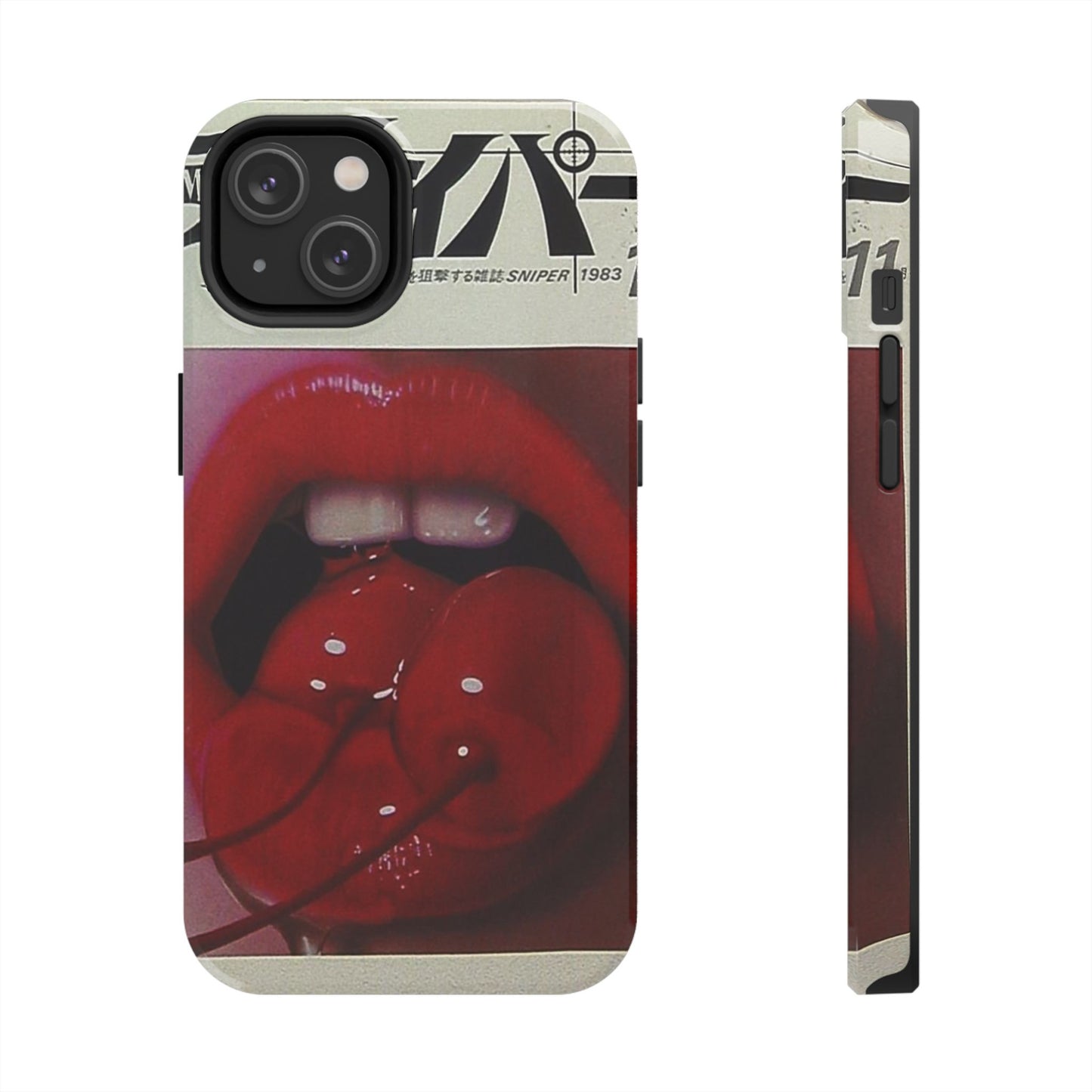 Cherry Red iPhone Case