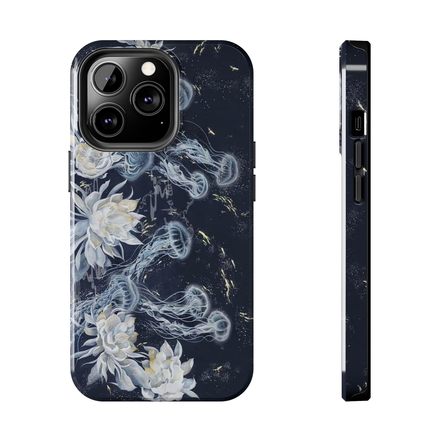 Jellyfish &Lily iPhone Case