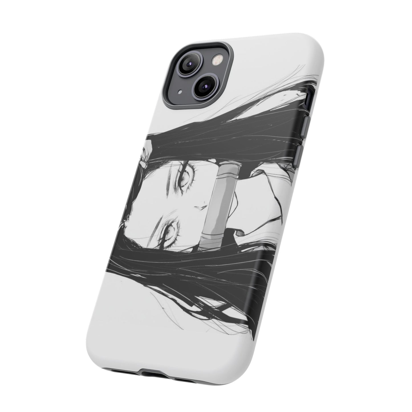 White Nezuko Kamado Clipart Phone Case