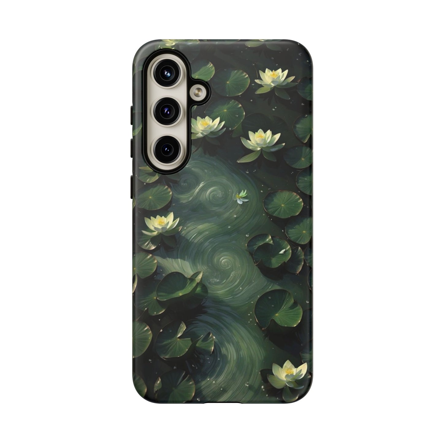 Lilypad Swirls iPhone Case