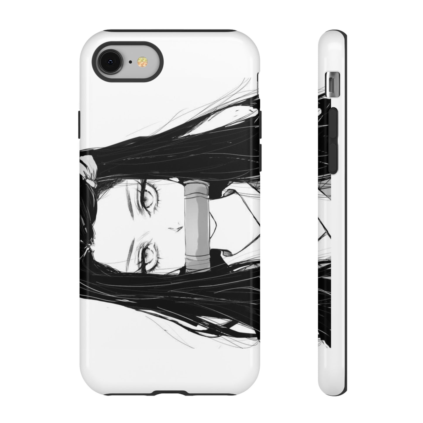 White Nezuko Kamado Clipart Phone Case