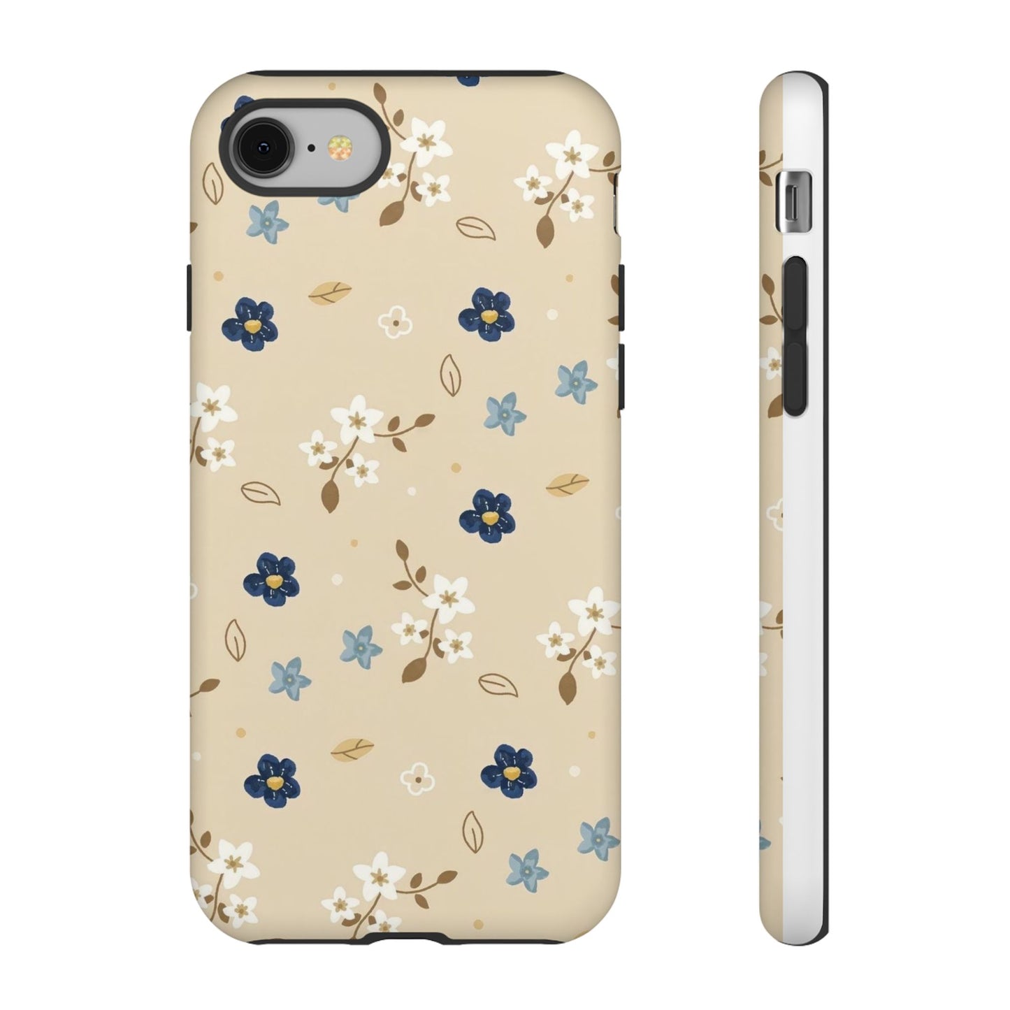 Navy Daisy Phone Case