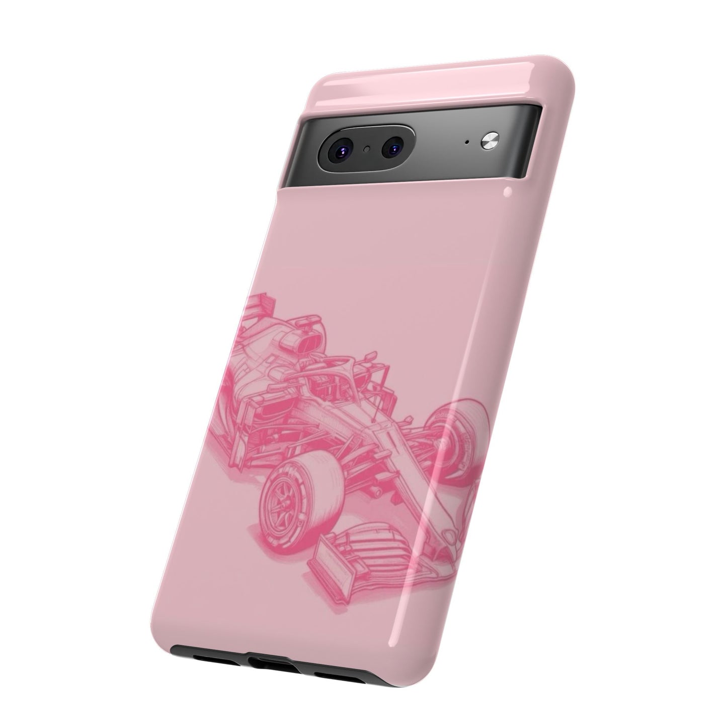 Pink Racecar iPhone Case