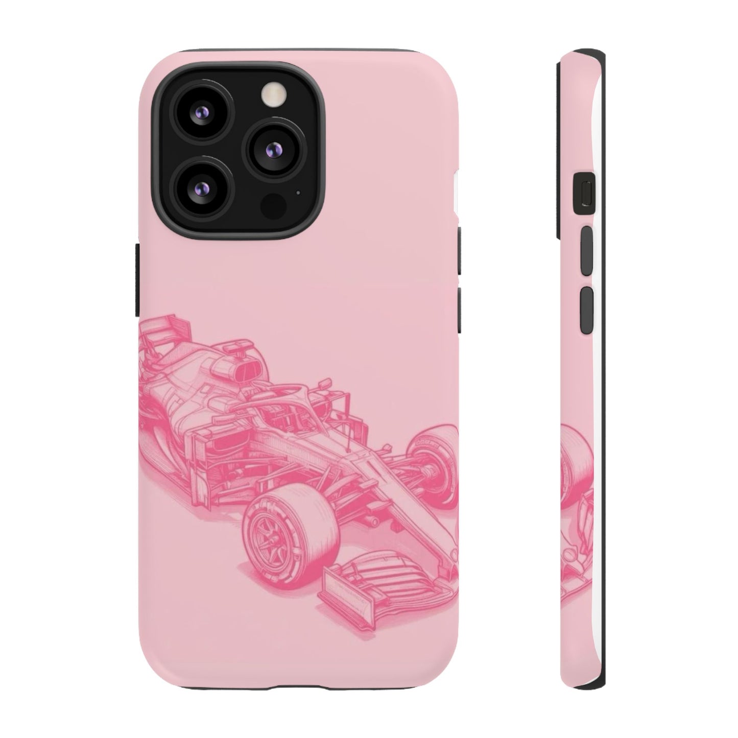 Pink Racecar iPhone Case