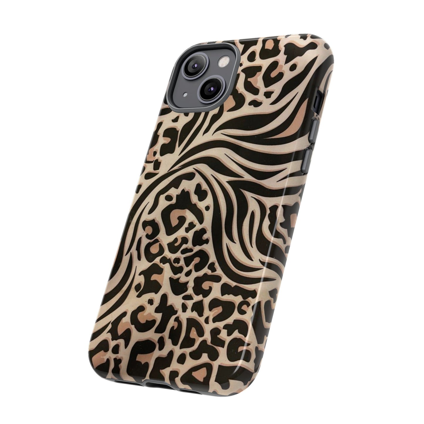 Cheetah Zebra iPhone Case