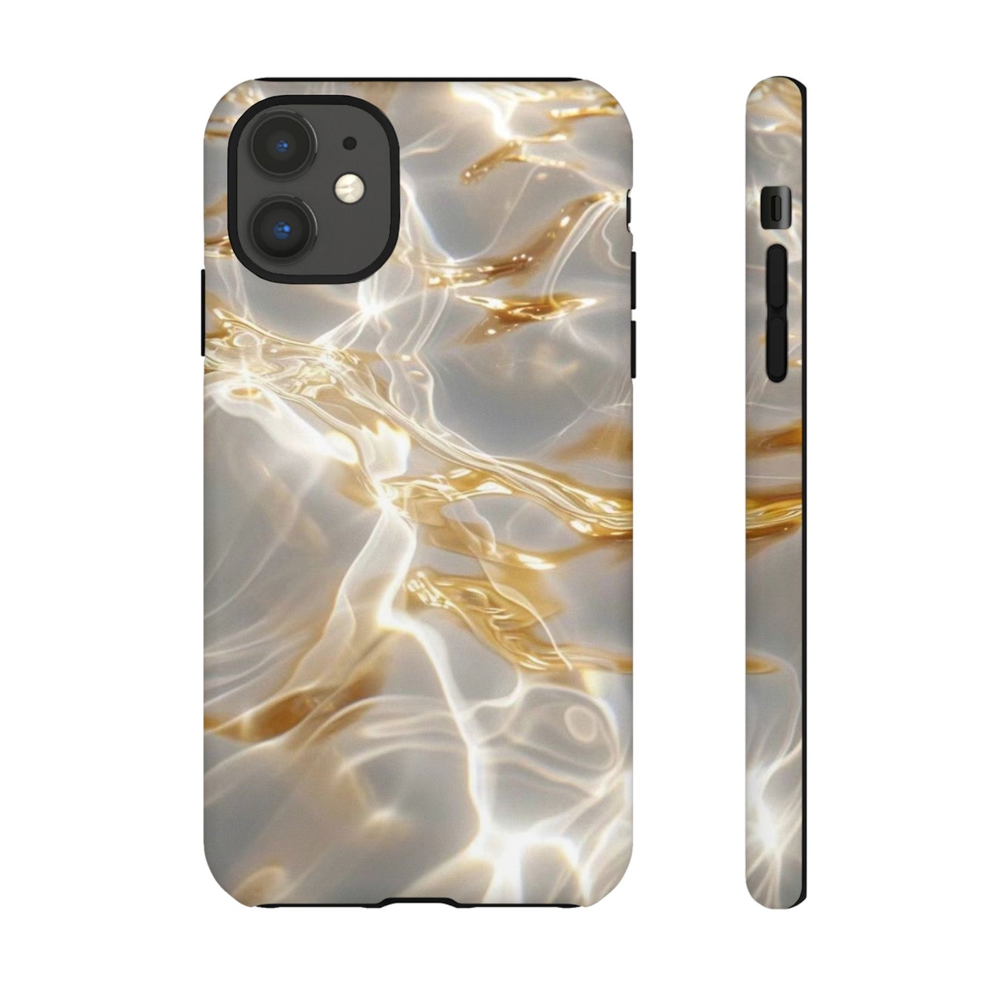 Golden Wave iPhone Case