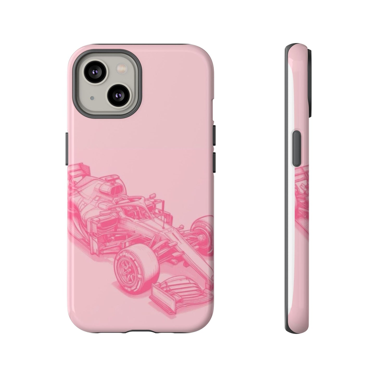 Pink Racecar iPhone Case