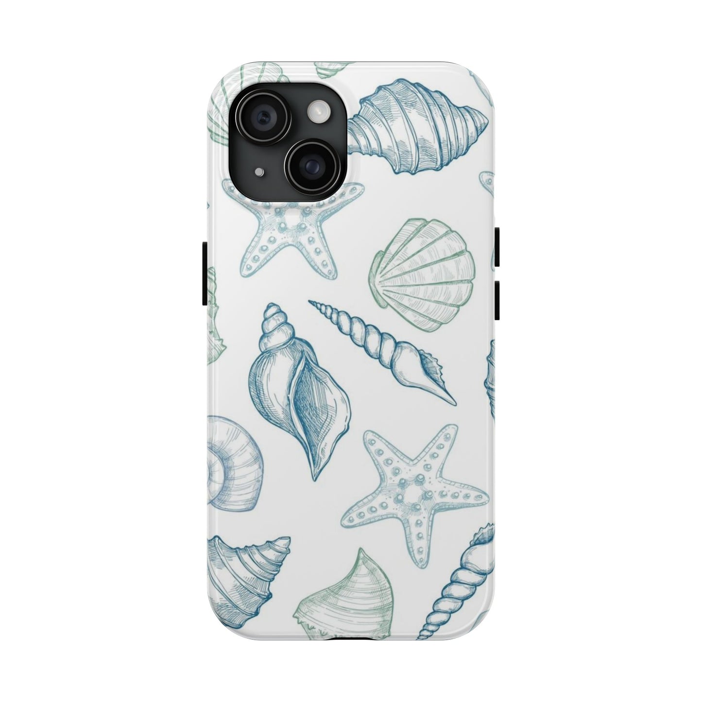 Blue Coastal Coral iPhone Case