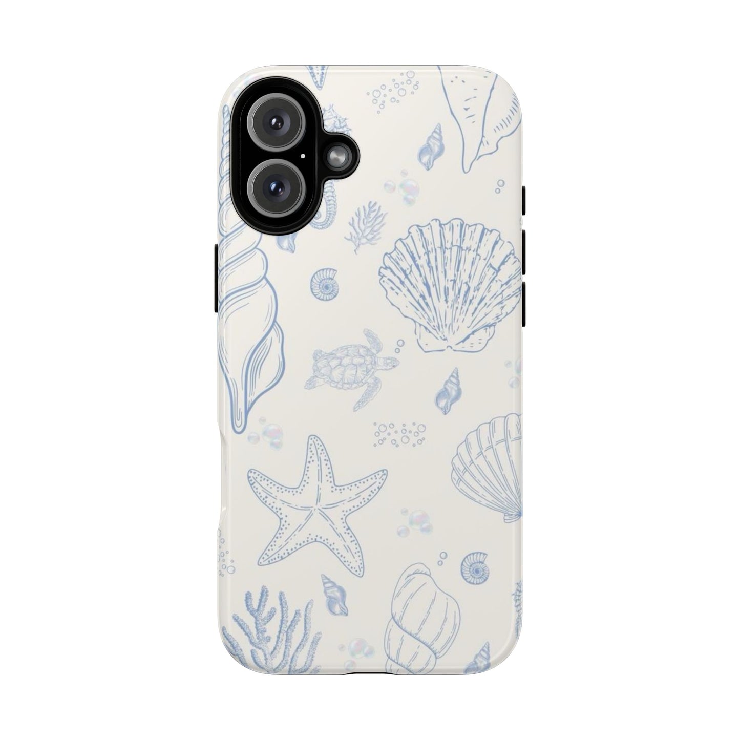 Blue Coastal Coral iPhone Case