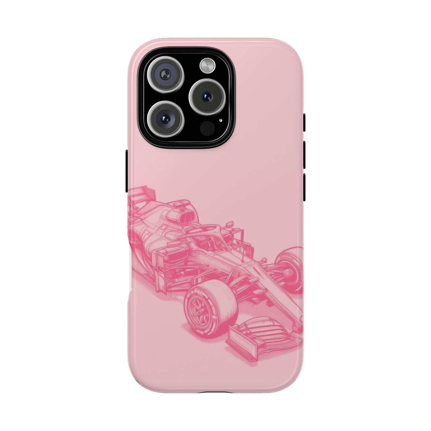 Pink Racecar iPhone Case