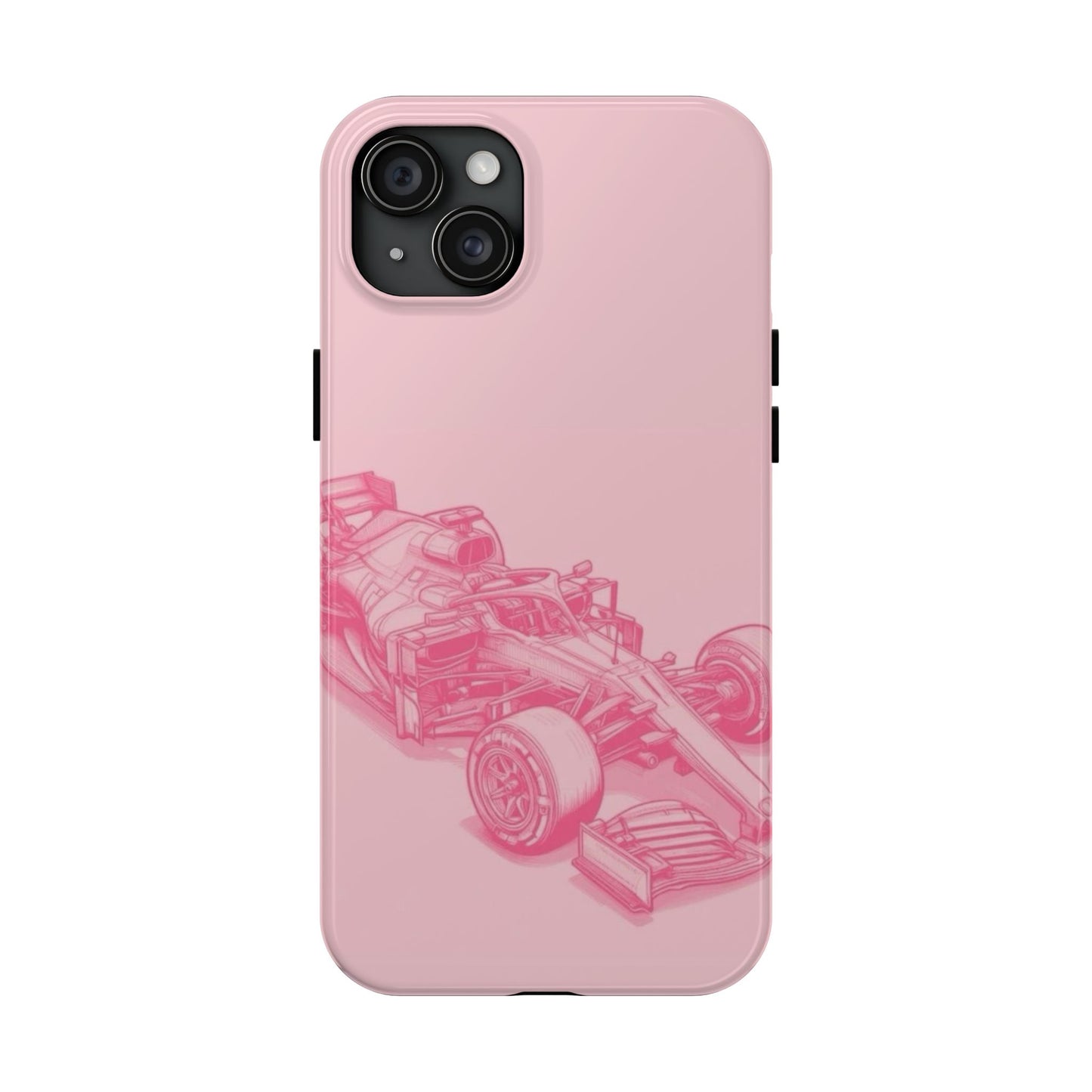 Pink Racecar iPhone Case