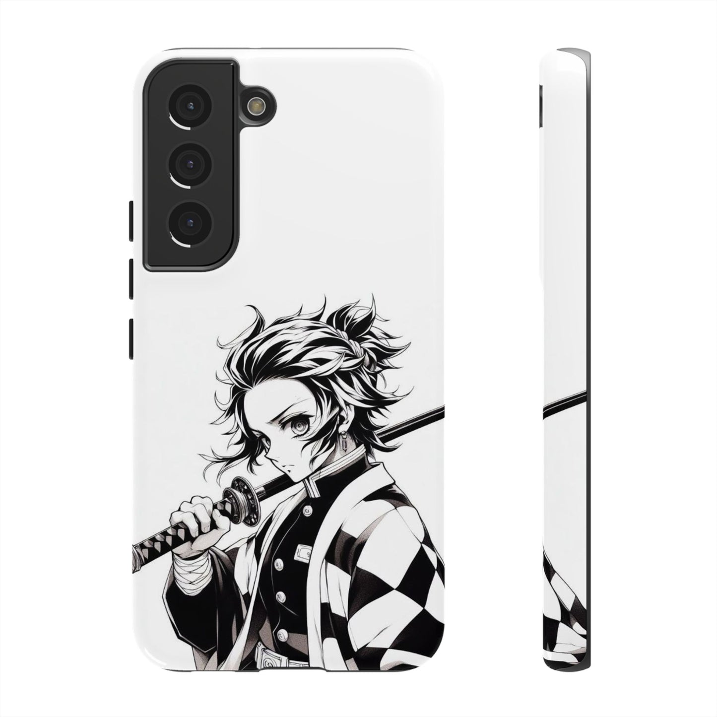 White Kamado Tanjiro Phone Case