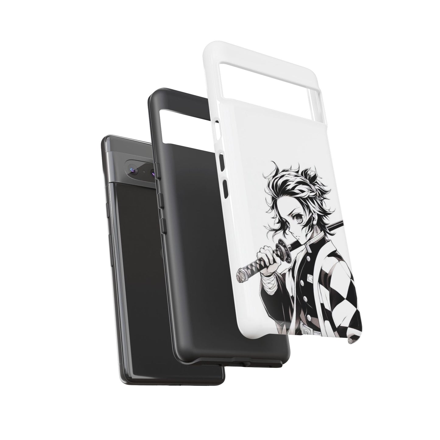 White Kamado Tanjiro Phone Case