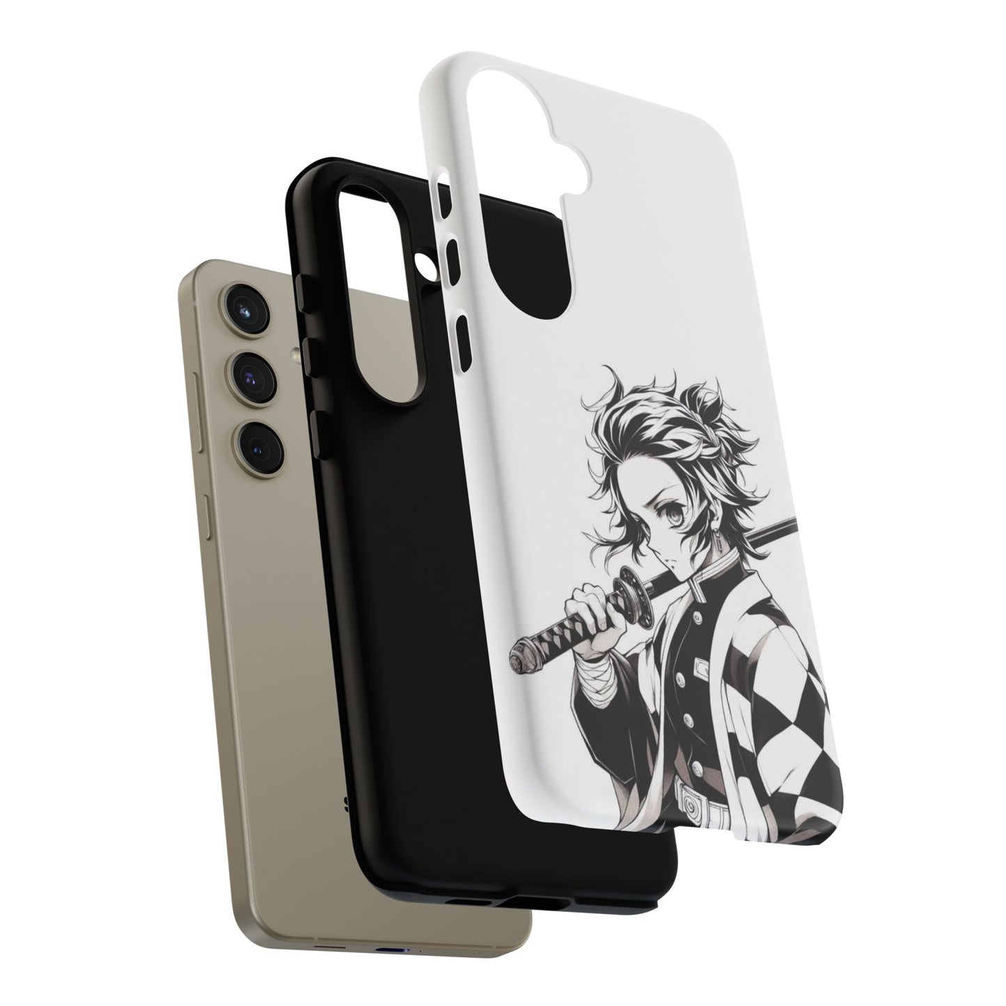 White Kamado Tanjiro Phone Case