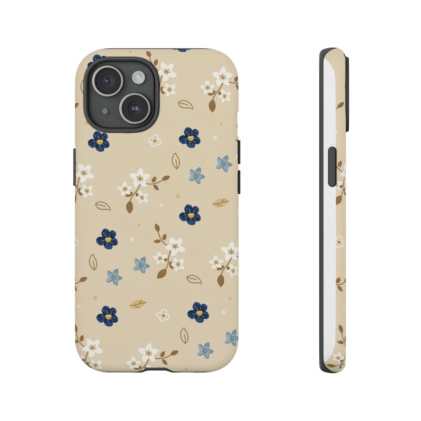 Navy Daisy Phone Case