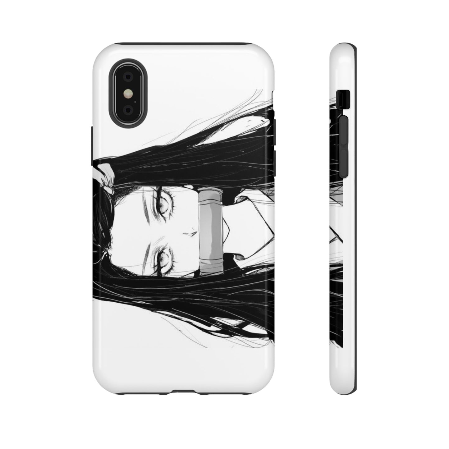 White Nezuko Kamado Clipart Phone Case