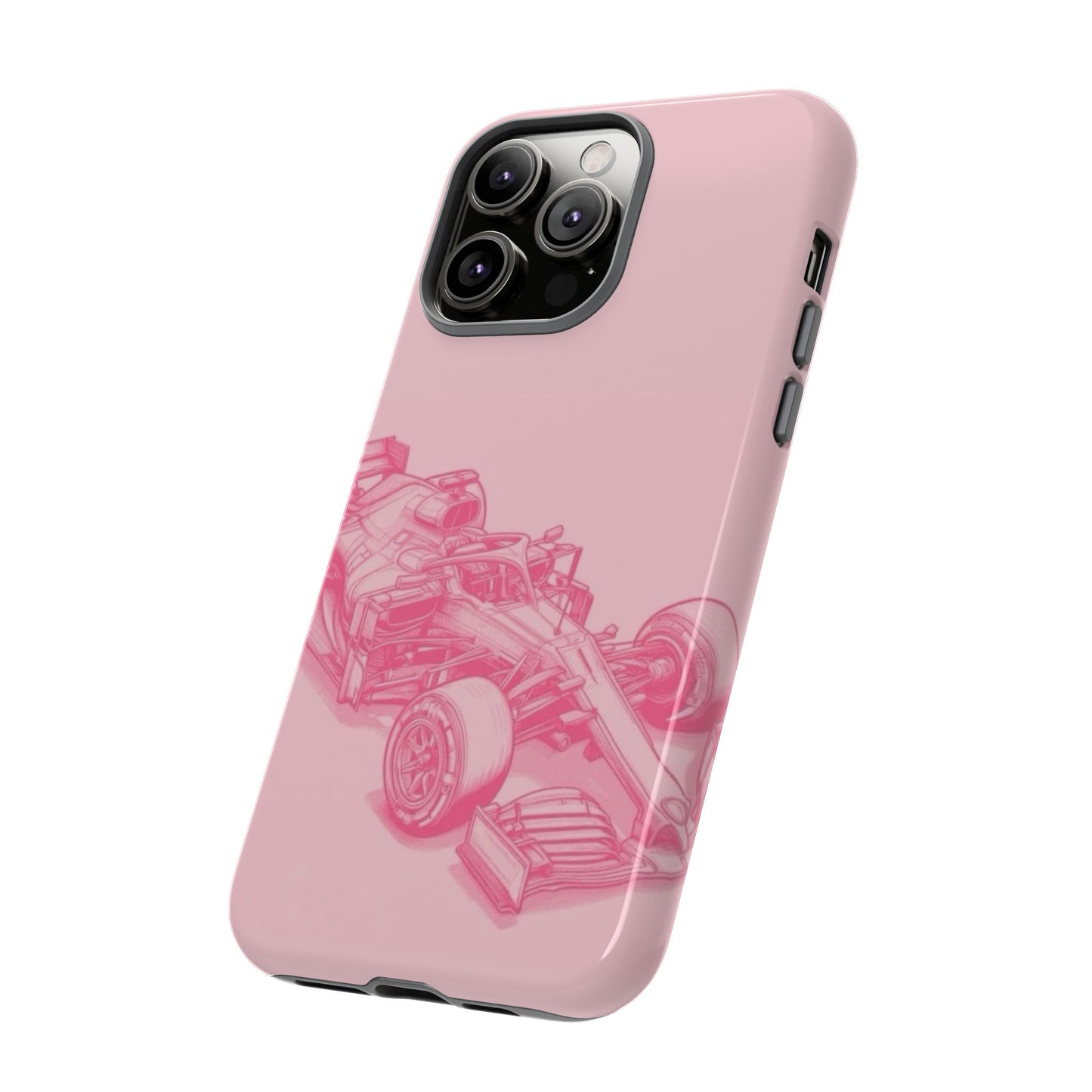 Pink Racecar iPhone Case