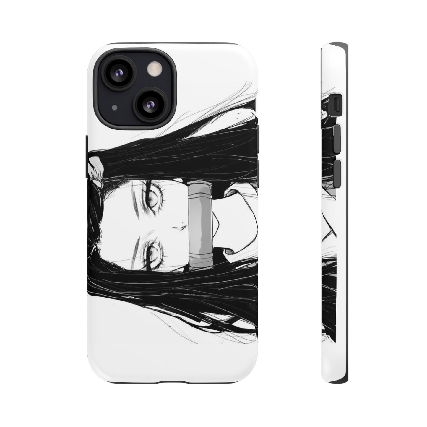 White Nezuko Kamado Clipart Phone Case