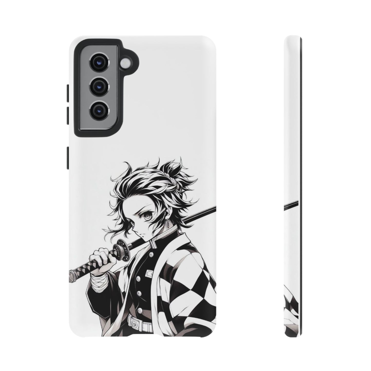 White Kamado Tanjiro Phone Case