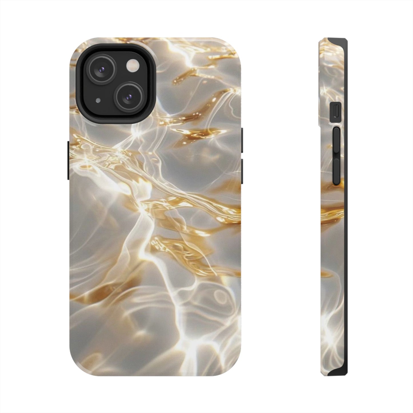 Golden Wave iPhone Case