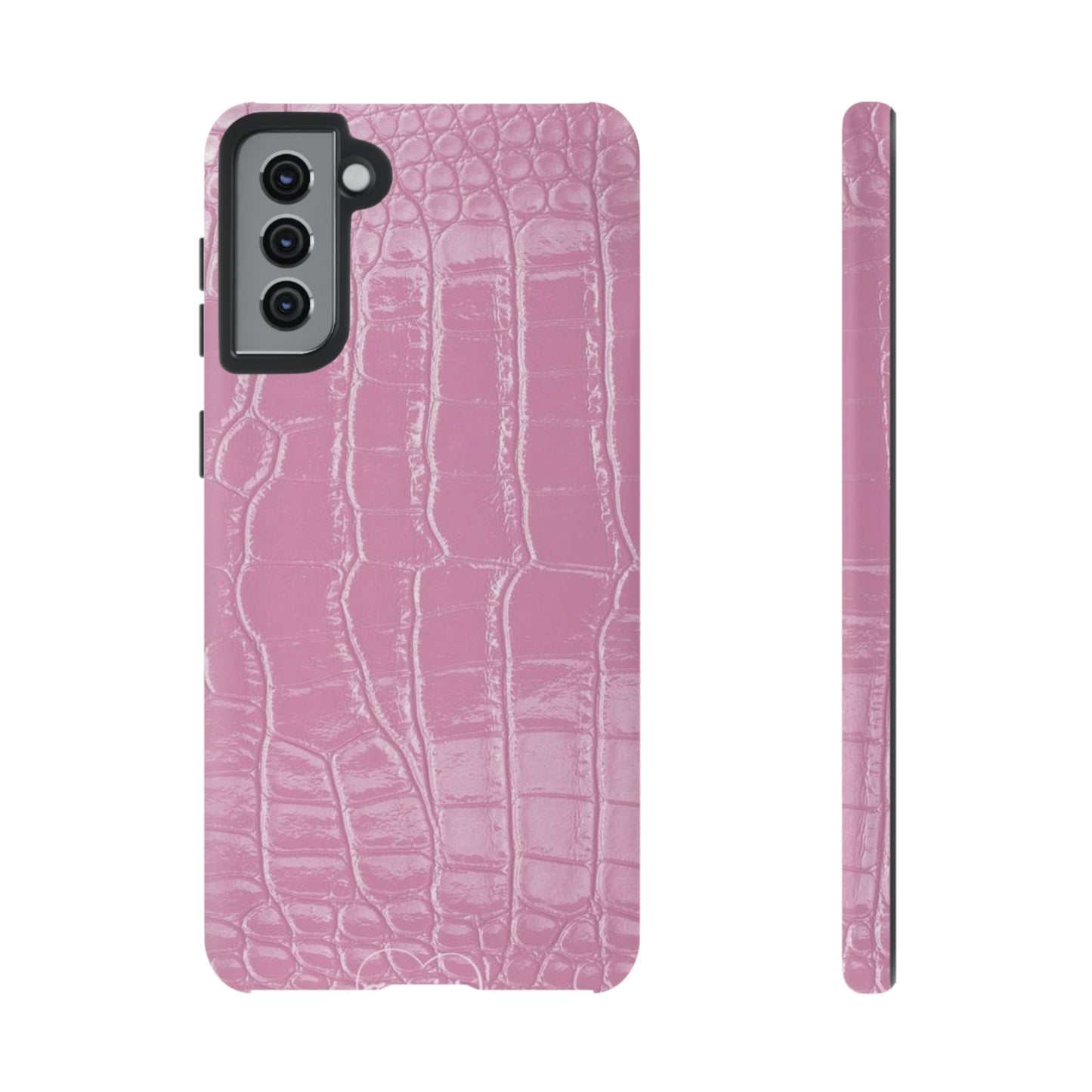 Pink Leather iPhone Case