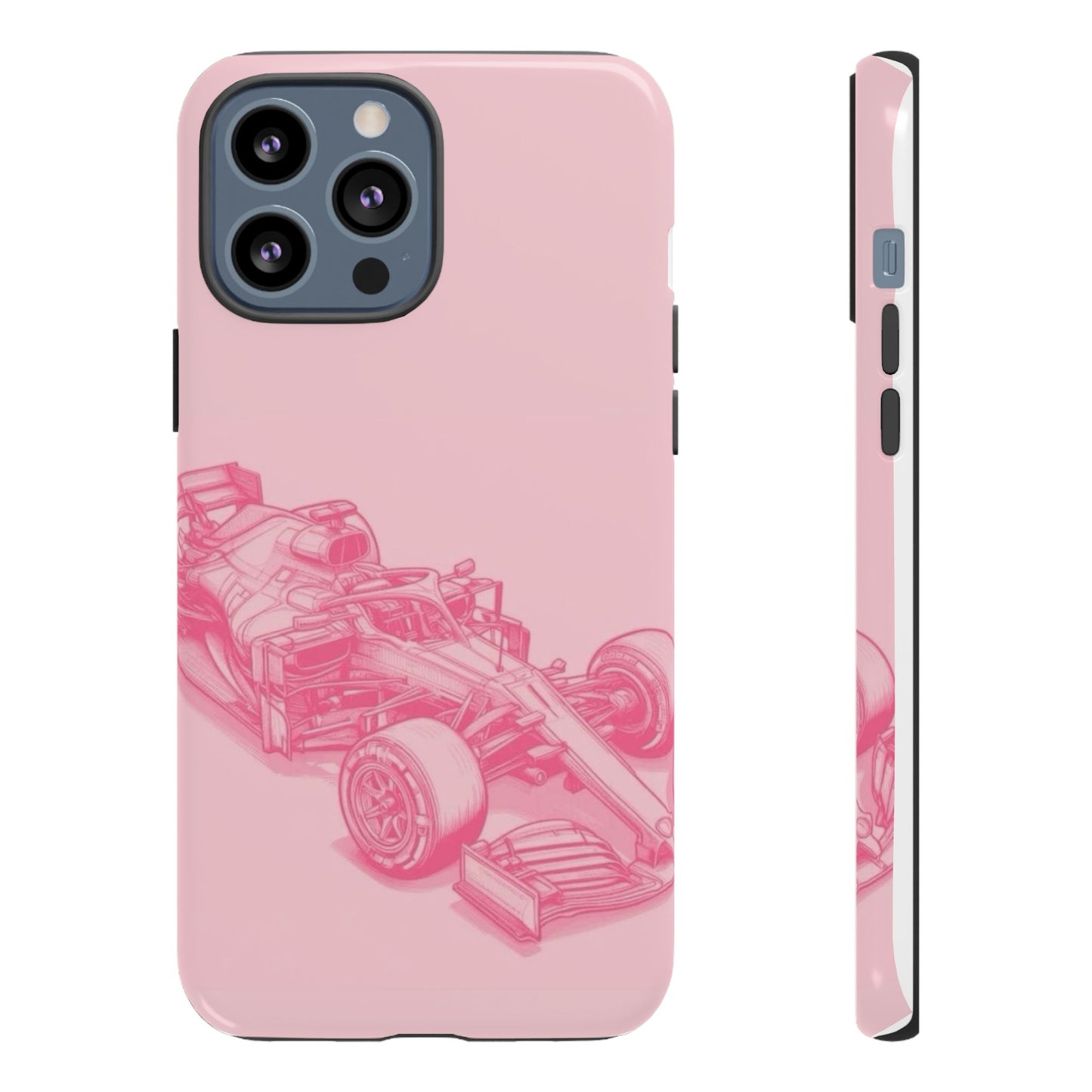 Pink Racecar iPhone Case