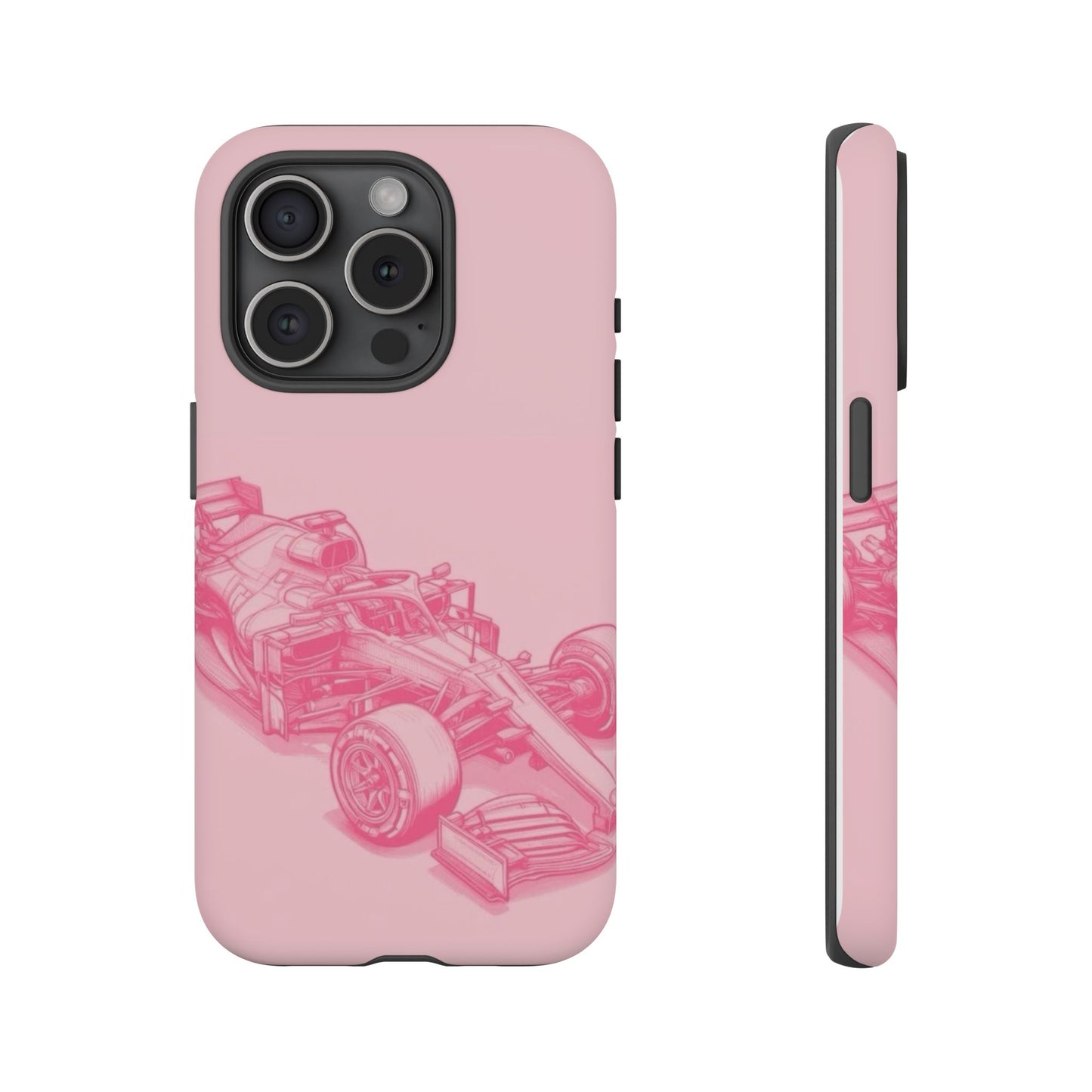 Pink Racecar iPhone Case