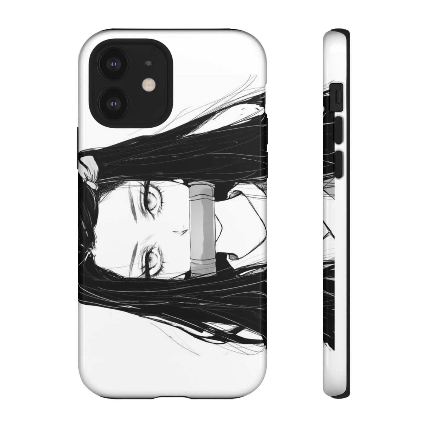 White Nezuko Kamado Clipart Phone Case