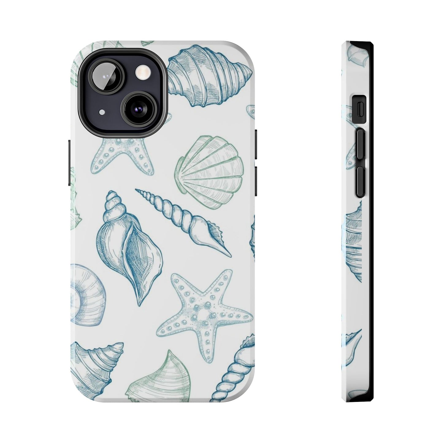 Blue Coastal Coral iPhone Case