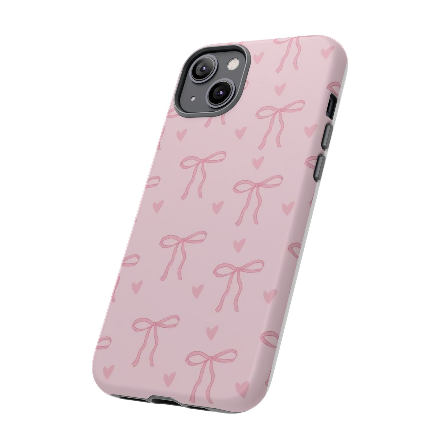 Bows and Hearts iPhone Case