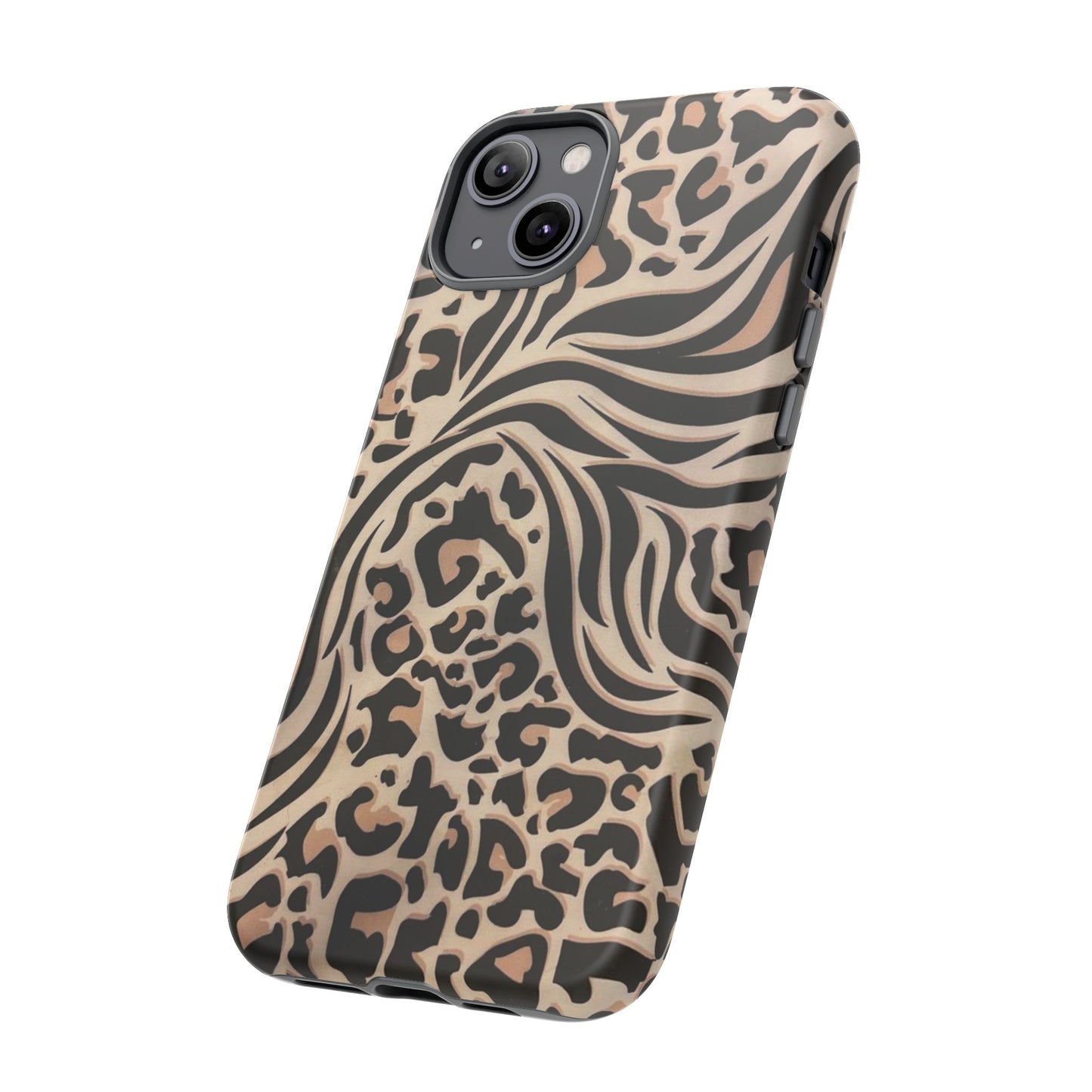 Cheetah Zebra iPhone Case