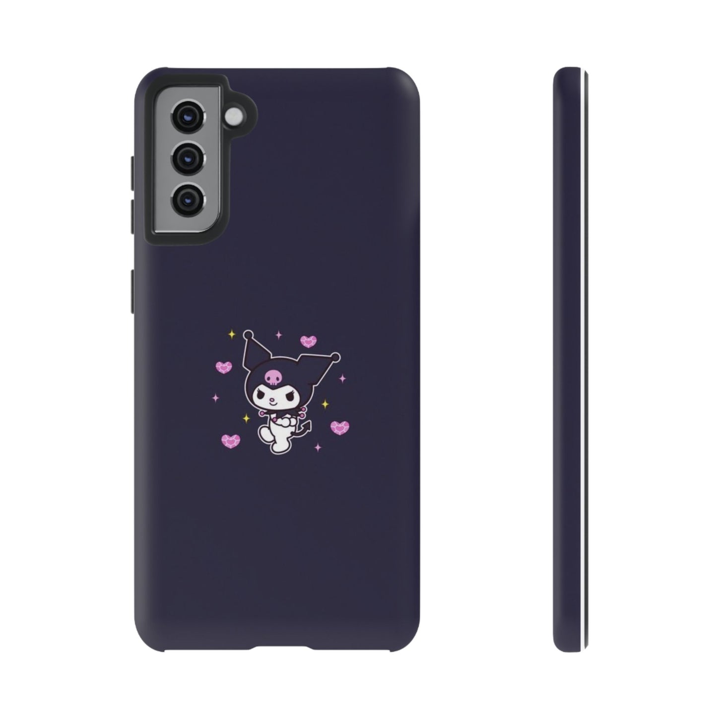 Navy Kuromi Hearts Phone Case