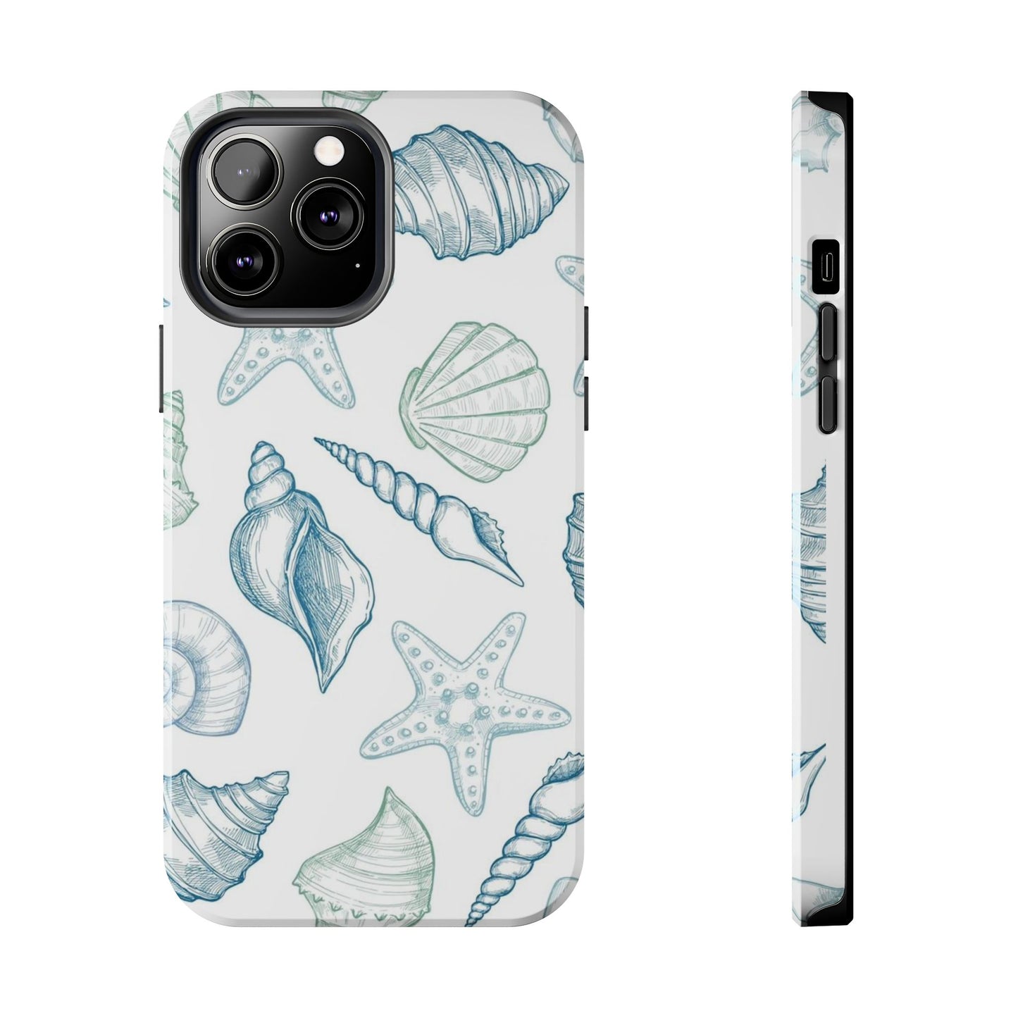 Blue Coastal Coral iPhone Case