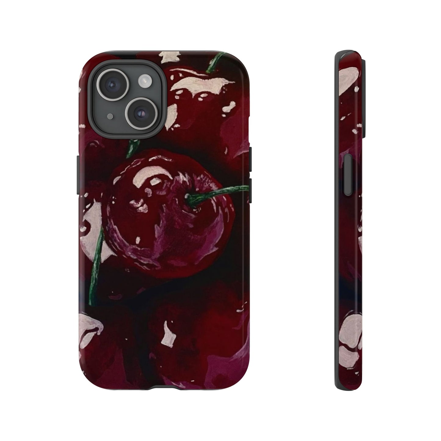 Cherry Painting iPhone Case