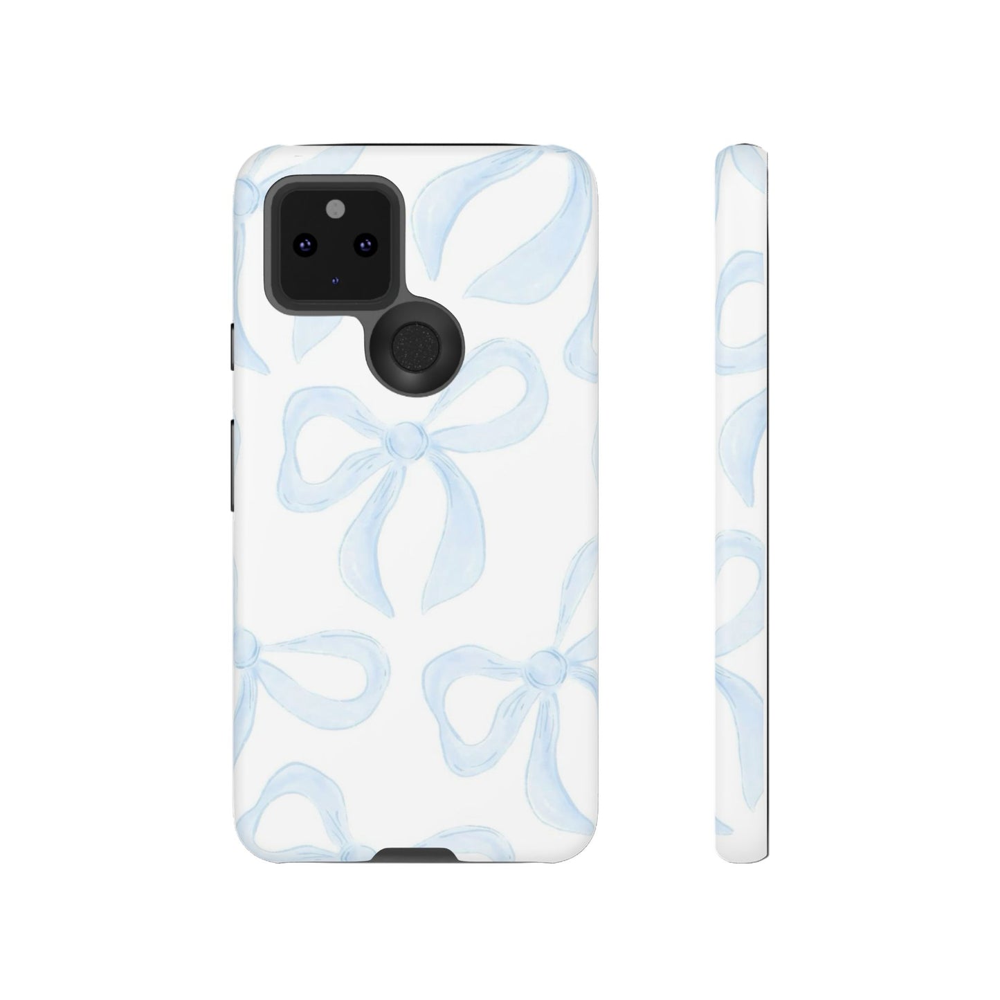 Blue Coquette Bow iPhone Case