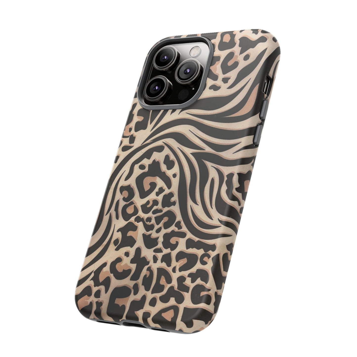 Cheetah Zebra iPhone Case