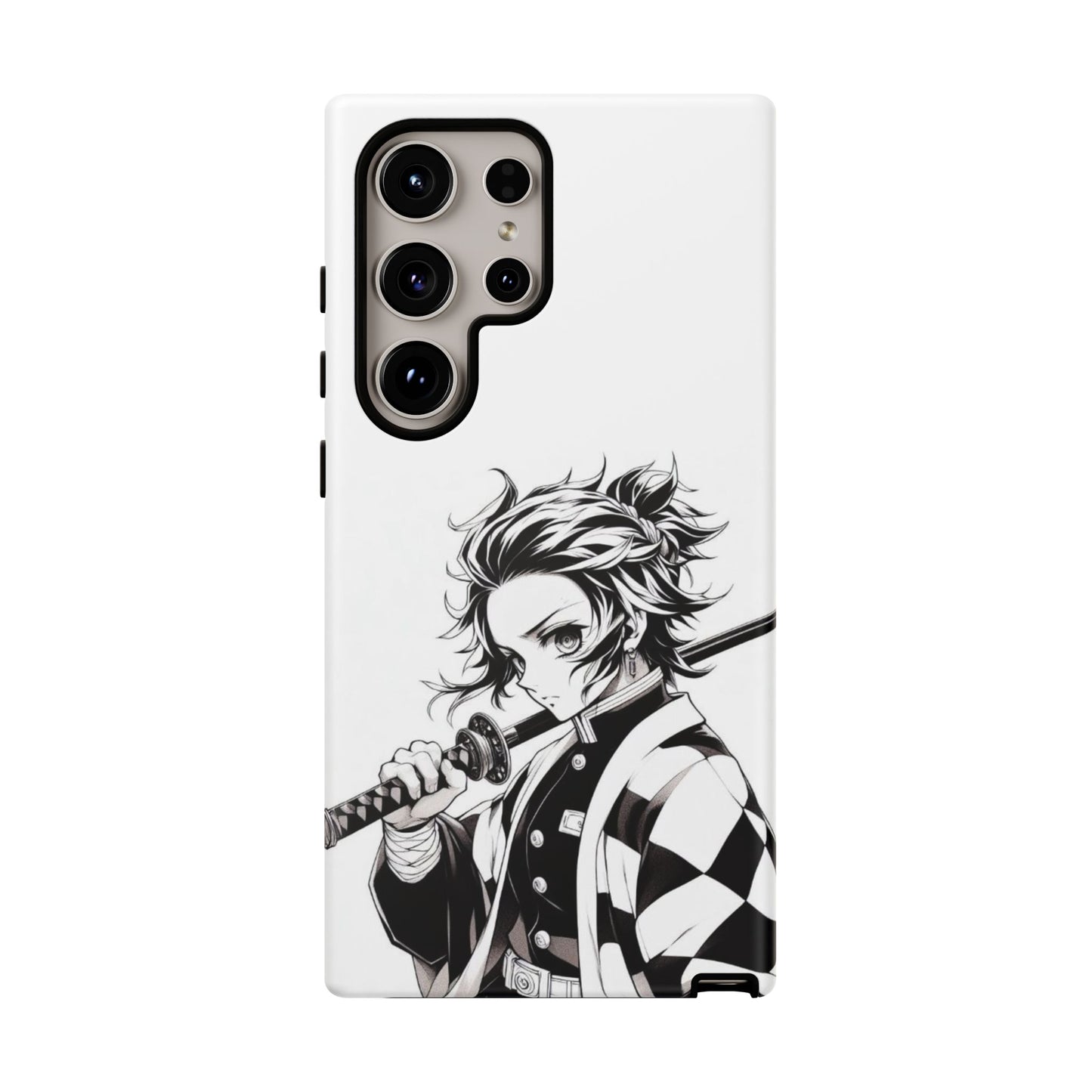 White Kamado Tanjiro Phone Case