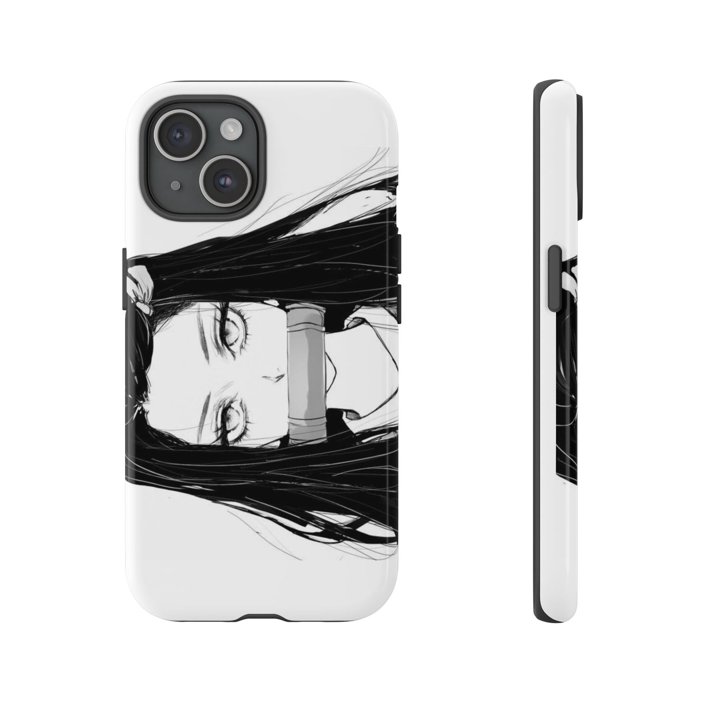 White Nezuko Kamado Clipart Phone Case