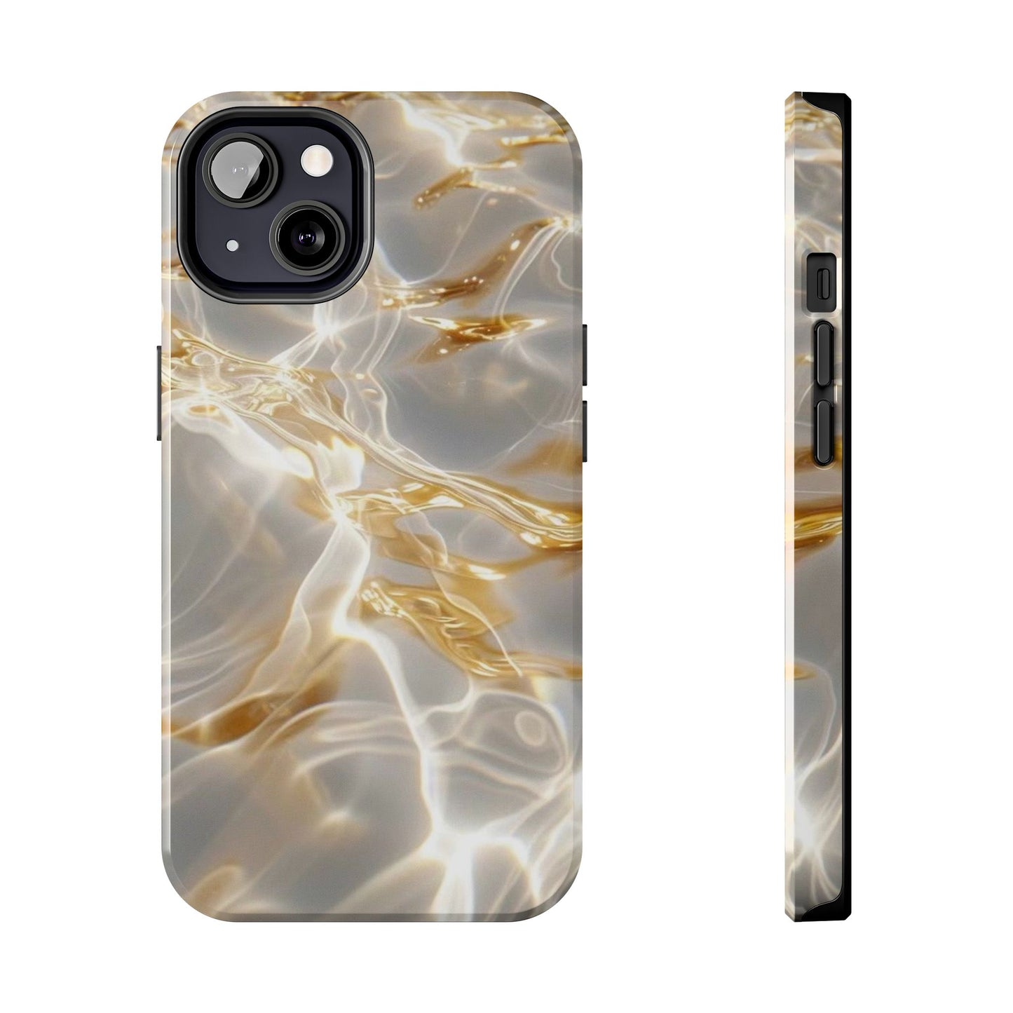 Golden Wave iPhone Case