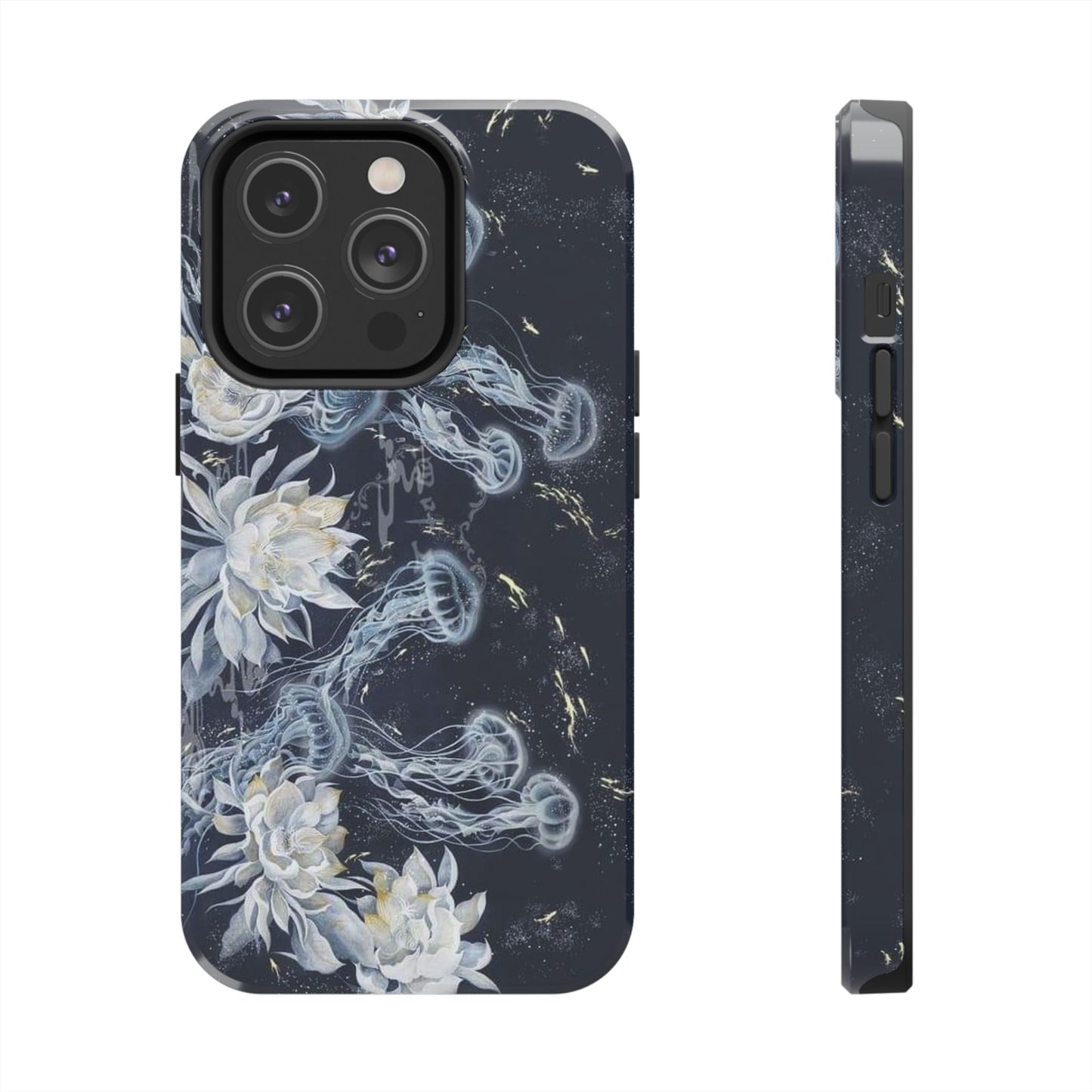 Jellyfish &Lily iPhone Case