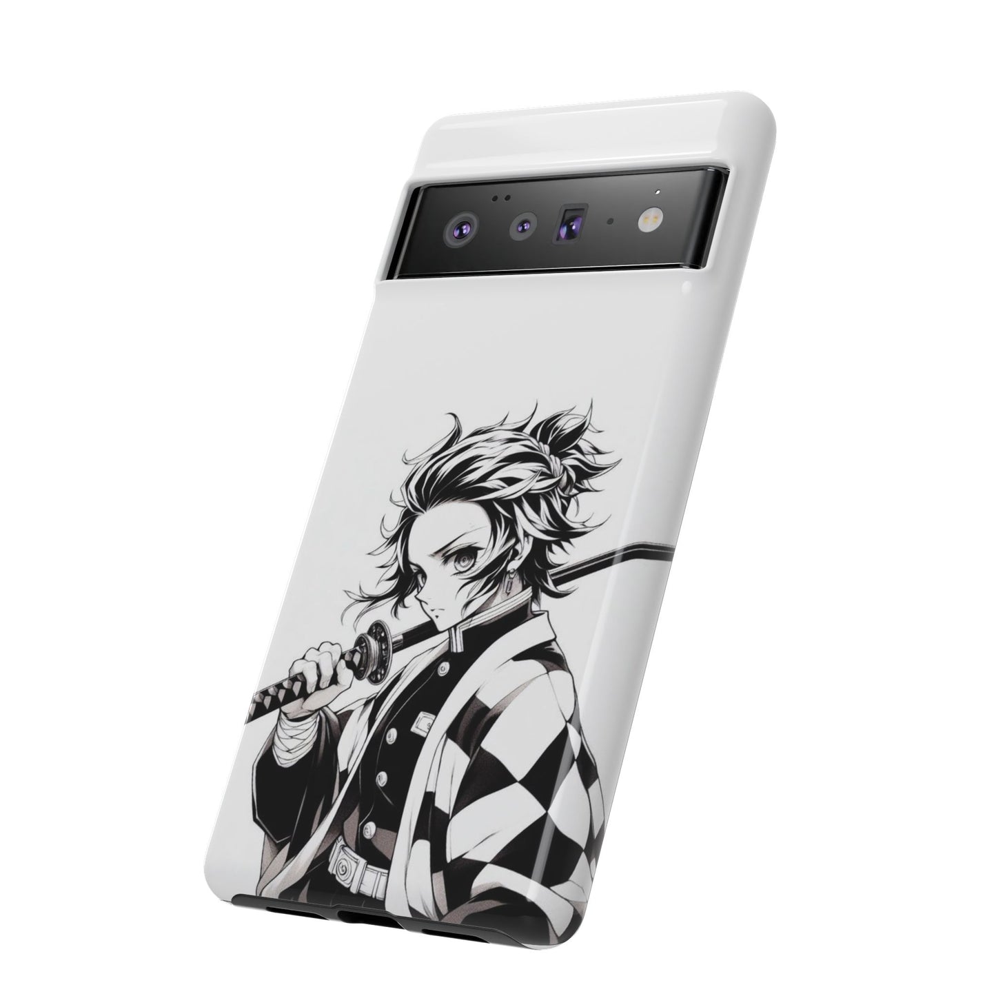 White Kamado Tanjiro Phone Case