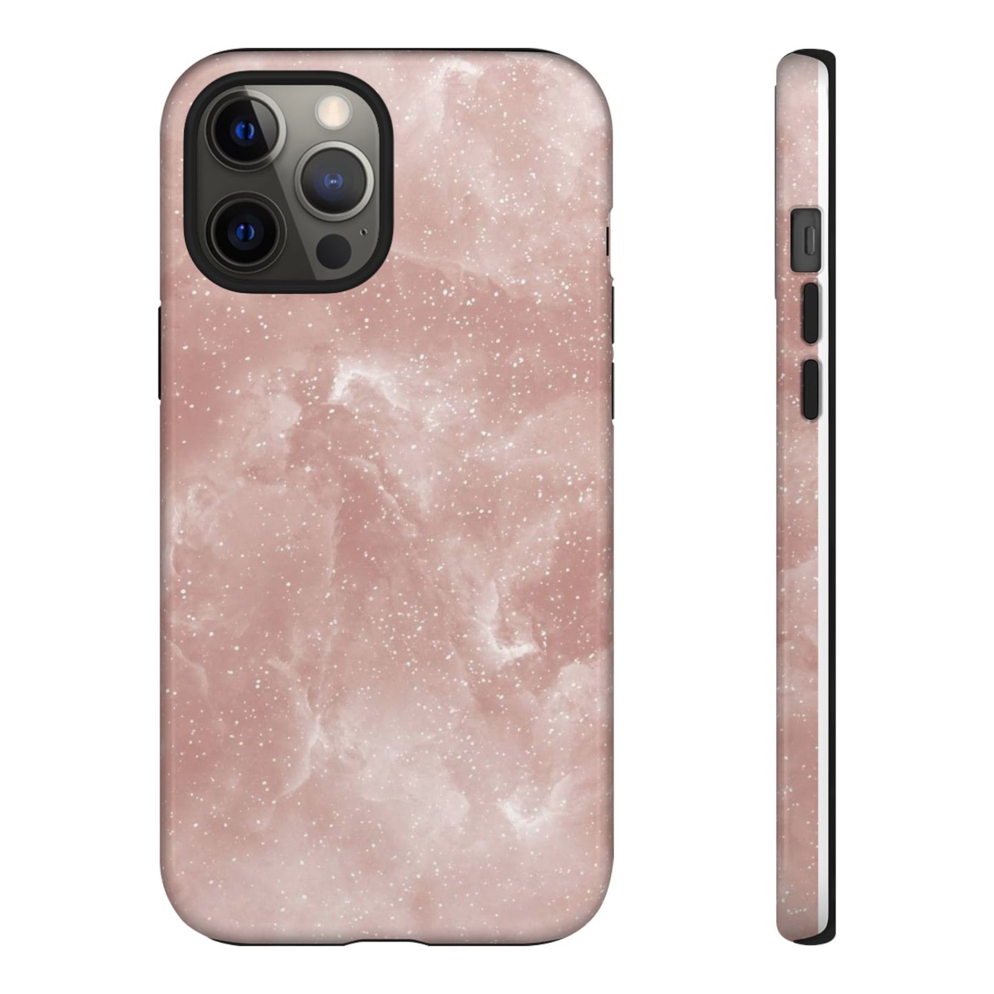 Rose Quartz Glitter iPhone Case