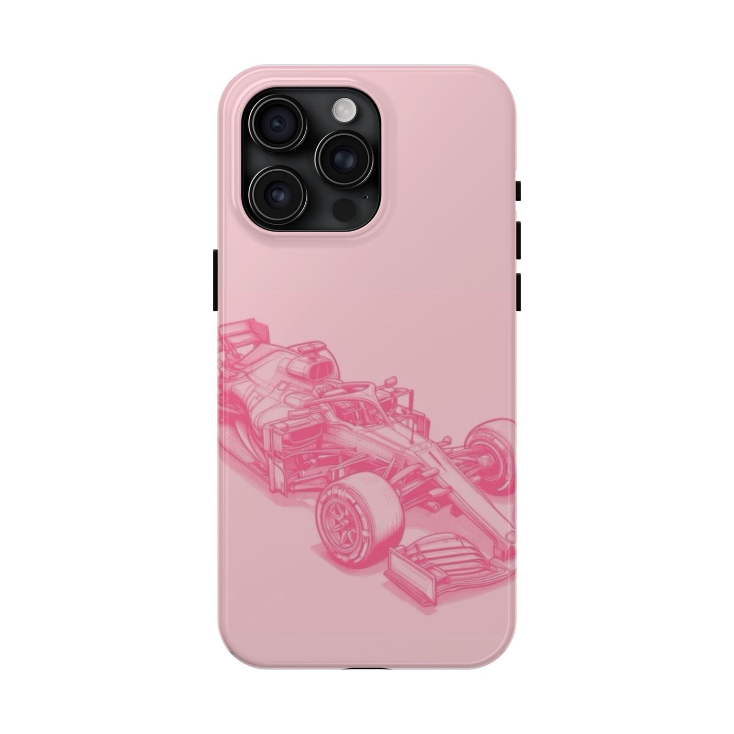 Pink Racecar iPhone Case