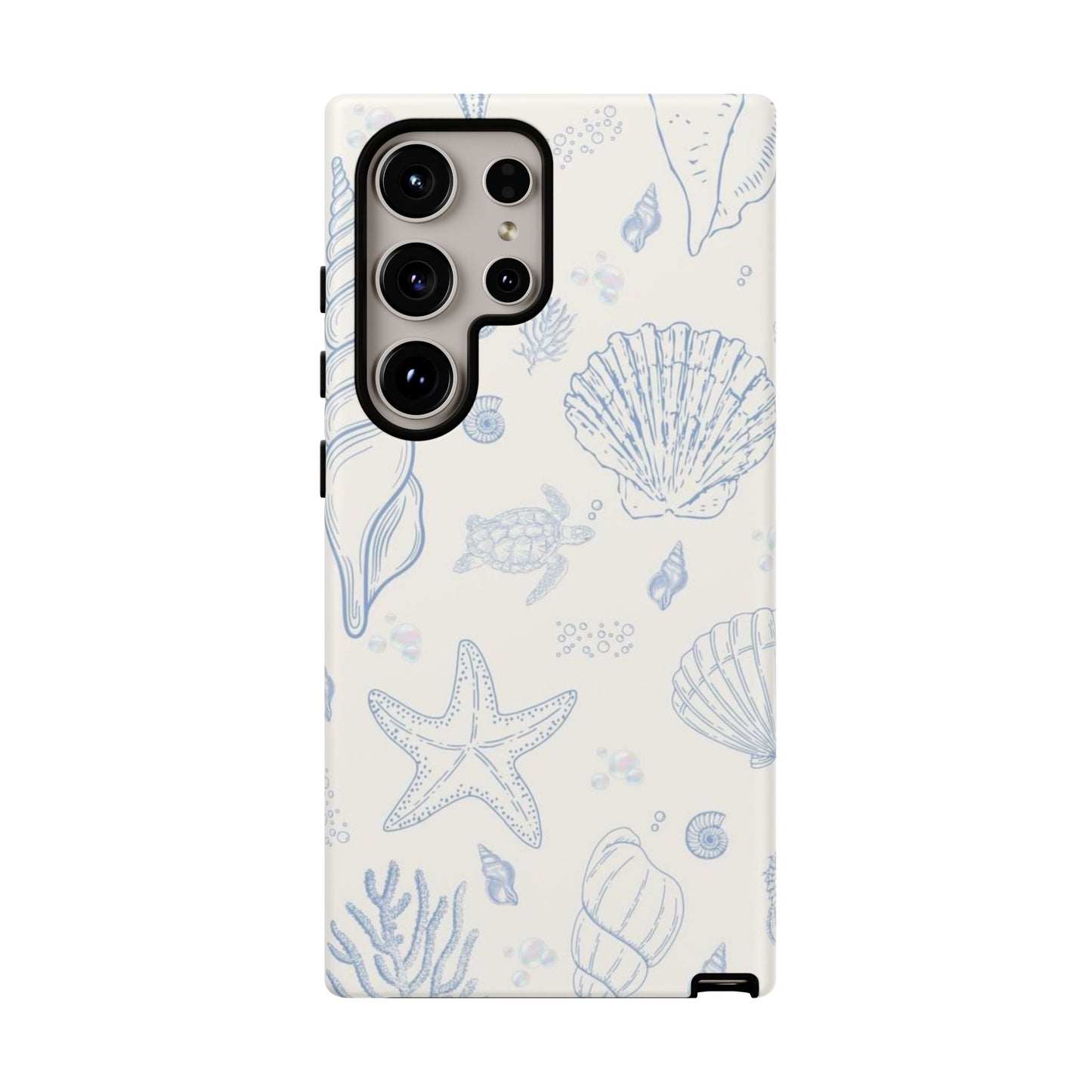 Blue Coastal Coral iPhone Case