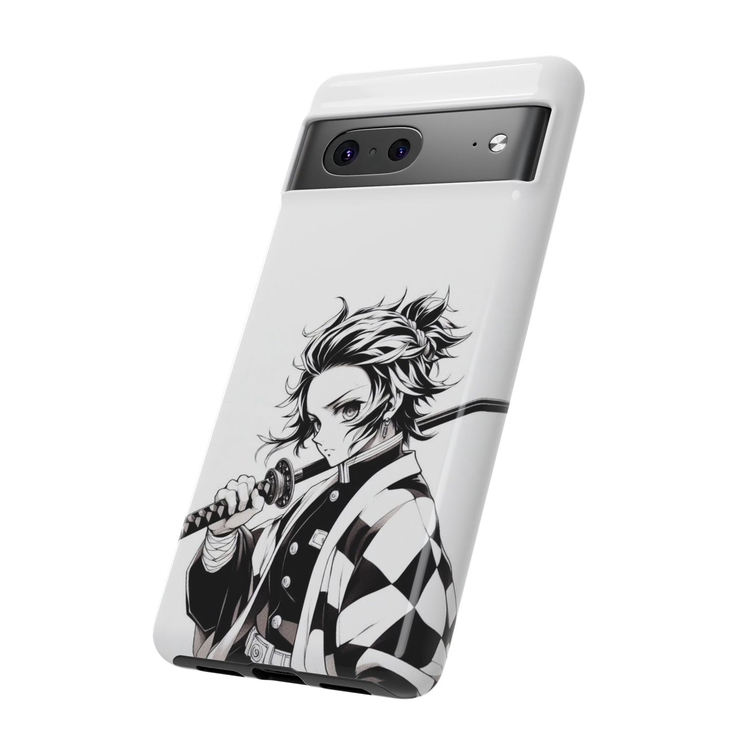 White Kamado Tanjiro Phone Case