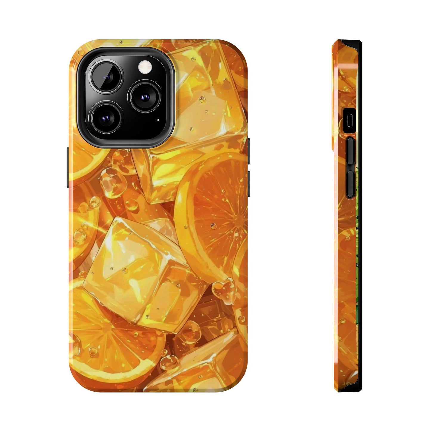 Icy Orange iPhone Case